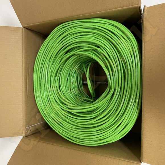 EWS Витая пара UTP кат. 5Е, медь, 4х2, зелёный, для внутренней прокладки, противопожарный НГ(А)-HFLTx, НЕ экранированный, бухта 305м EWS Витая пара UTP кат. 5Е, медь, 4х2, зелёный, для внутренней прокладки, противопожарный НГ(А)-HFLTx, НЕ экранированный, бухта 305м