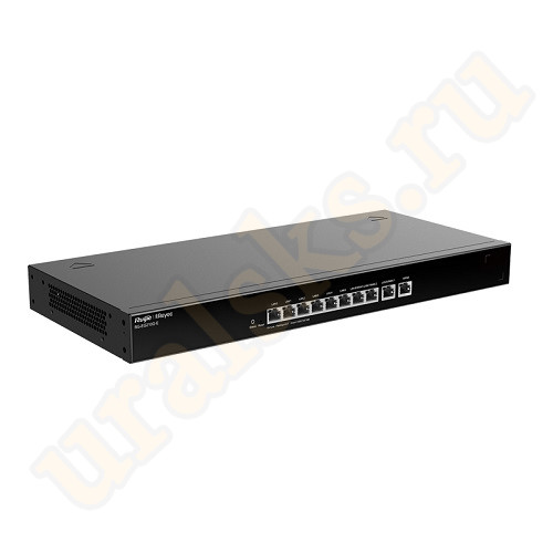 RG-EG210G-E Маршрутизатор Ruijie LAN - 9 x 1 Гб/с, WAN - 1 x 1 Гб/с, чёрный