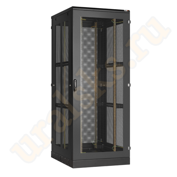 TFA-428010-PPPP-BK Напольный шкаф 19", 42U, перфорированные стенки и двери, Ш800хВ2060хГ1000мм, в разобранном виде, черный