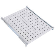 Полка перфорированная выдвижная с телескопическими направляющими, глубина 450 мм