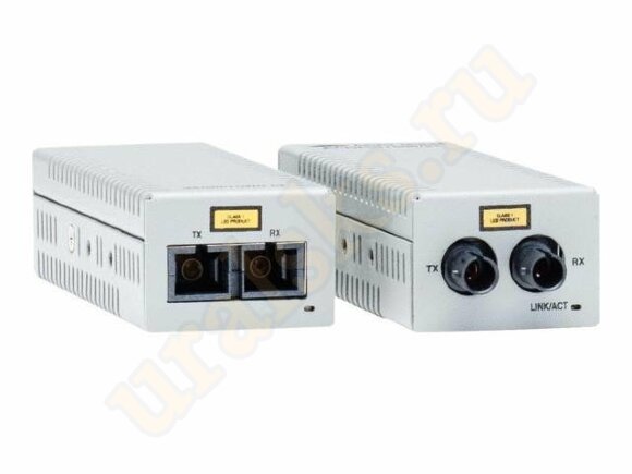 AT-DMC1000/SC-00 Медиаконвертер Desktop Mini Media Converter, 1000TX to 1000SX SC Connector