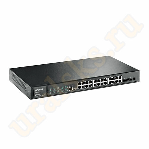T2600G-28TS JetStream 24-портовый гигабитный управляемый коммутатор 2+ уровня с 4 SFP-слотами