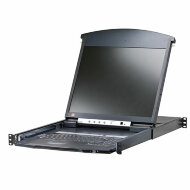 KL1508AiN-AXA-RG KVM Консоль с переключателем 19" с интерфейсами VGA, USB, PS/2 KL1508AiN-AXA-RG KVM Консоль с переключателем 19" с интерфейсами VGA, USB, PS/2