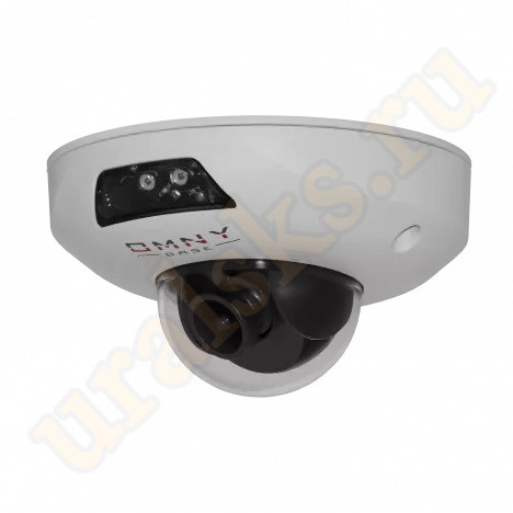 OMNY BASE miniDome2AE-WDS 17 IP камера купольная 2Мп (1920×1080) 30к/с, 1.7мм, F2.0, 802.3af A/B, 12±1В DC, ИК до 15м, встр.микр., WDR 120dB, MicroSD