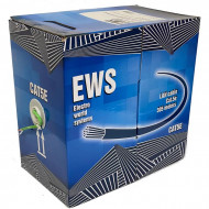 EWS Витая пара F/UTP кат. 5Е, медь, 4х2, зелёный, для внутренней прокладки, противопожарный НГ(А)-HFLTx, Экранированный, бухта 305м