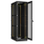 TFA-426010-GPPP-BK Напольный шкаф 19", 42U, стеклянная дверь, перфорированные стенки и задняя дверь, Ш600хВ2060хГ1000мм, в разобранном виде, черный