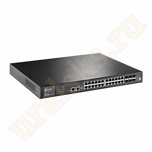 T3700G-28TQ JetStream 28-портовый гигабитный управляемый стекируемый коммутатор 3 уровня
