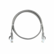 Коммутационный шнур NIKOMAX, U/UTP, категории 5e, 25AWG (7x0,175мм), LSZH, 0.3м