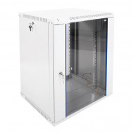 Настенный телеком шкаф разборный 15U (600x520) дверь стекло Настенный телеком шкаф разборный 15U (600x520) дверь стекло