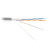 Hyperline FUTP2-C5-S24-IN-LSZH-GY-500 Кабель витая пара, экранированная F/UTP, категория 5, 2 пары (24 AWG), одножильный (solid), экран - фольга, LSZH, нг(С)-HF
