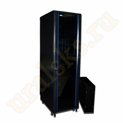 Шкаф TWT-CBB-32U-6x10-00 19" Business, 32U 600x1000, без дверей, с боковыми стенками