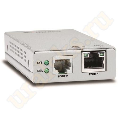 AT-MMC6005-60 Медиаконвертер VDSL2 (RJ11) to 10/100/1000T Mini Media Converter