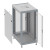 SL 6842.713 Шкаф монтажный 19" напольный 42U 600x800x2000mm, передняя дверь стеклянная, задняя дверь перфорированная, цвет серый