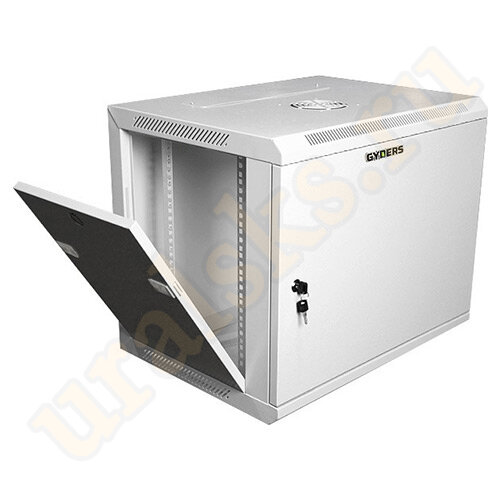Шкаф GDR-96045GM телекоммуникационный 19" настенный 9U 600х450 дверь металл Шкаф GDR-96045GM телекоммуникационный 19" настенный 9U 600х450 дверь металл
