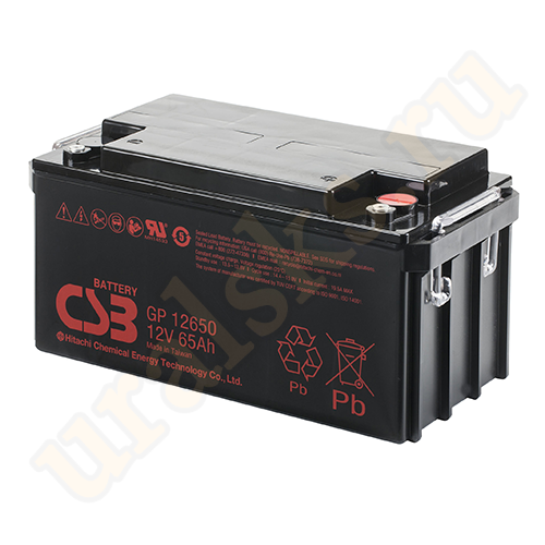 GP12650 Аккумуляторная батарея CSB 12 В, 65 Ач