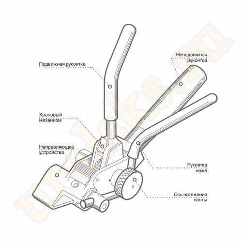 Инструмент ИНТу-20 для натяжения нержавеющей ленты