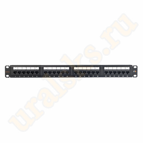 NMC-RP24UE2-1U-BK Патч-панель NIKOMAX 24 порта, 19", 1U, категория 6