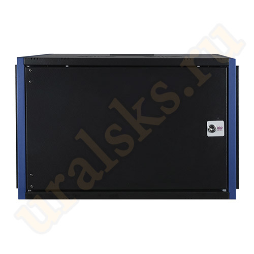 DR-610011 Настенный шкаф 19", 7U 600х450, дверь металл, черный