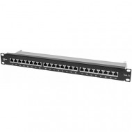 Коммутационная панель SNR, 19" экранированная, 1U, 24 порта, cat.6, горизонтальная заделка Коммутационная панель SNR, 19" экранированная, 1U, 24 порта, cat.6, горизонтальная заделка