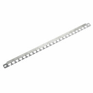 Органайзер кабельный горизонтальный 19" для крепления стяжек, оцинкованный