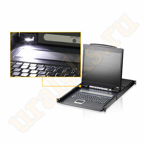 CL1316N-ATA-RG KVM Консоль с переключателем 19" с интерфейсами VGA, USB, PS/2