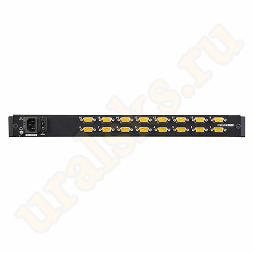 CL1316N-ATA-RG KVM Консоль с переключателем 19" с интерфейсами VGA, USB, PS/2