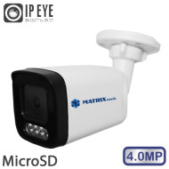 MT-CM4.0IP20G-SD DC (2,8mm) Цветная 4.0MP 21 к./сек., 3.0MP 25 к./сек., уличная цилиндрическая IP сетевая камера с ИК подсветкой MT-CM4.0IP20G-SD DC (2,8mm) Цветная 4.0MP 21 к./сек., 3.0MP 25 к./сек., уличная цилиндрическая IP сетевая камера с ИК подсветкой